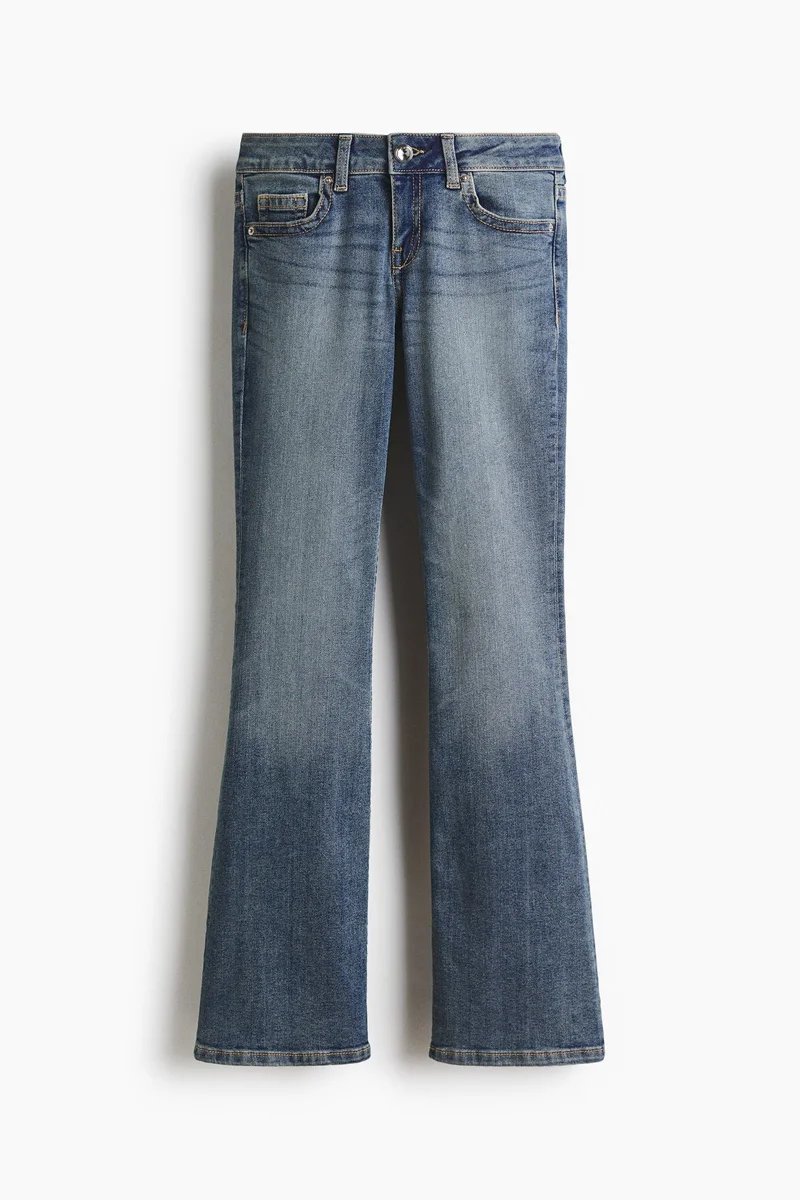 H&M Flared Low Waist Jeans
